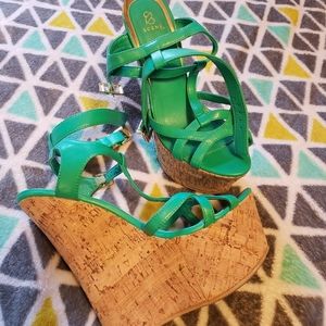 Platform Scene Sandals